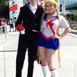 Sailor Moon and Tuxedo Mask Cosplay at FanimeCon 2014